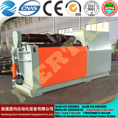 High Quality Hydraulic 4 Roller CNC Plate rolling machine  with CE Standard supplier