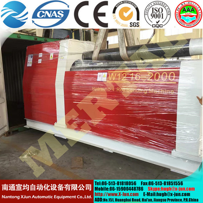 High Quality Hydraulic 4 Roller CNC Plate rolling machine  with CE Standard supplier