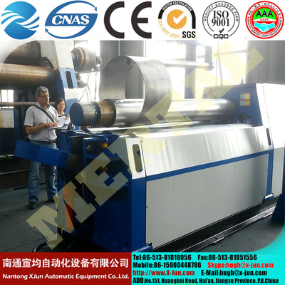 CNC machine Hydraulic CNC Plate rolling machine /4 Roll Plate Rolling Machine with CE Standard supplier