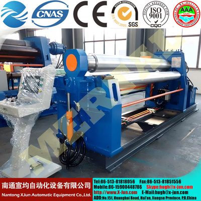 High Quality and Cheap Hydraulic 4 Roller CNC Plate rolling machine  with CE Standard supplier