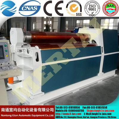 Hydraulic CNC Plate rolling machine/Italian imported machine,4 roller plate rolling machine supplier