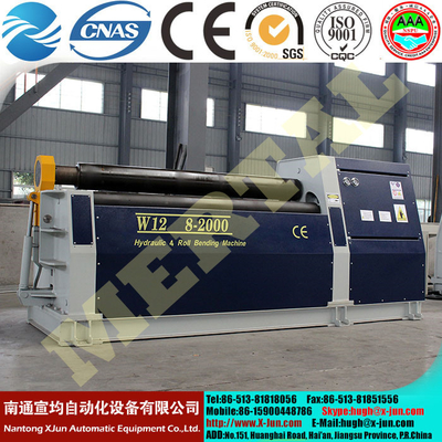 High Quality and Cheap Hydraulic 4 Roller CNC Plate rolling machine  with CE Standard supplier