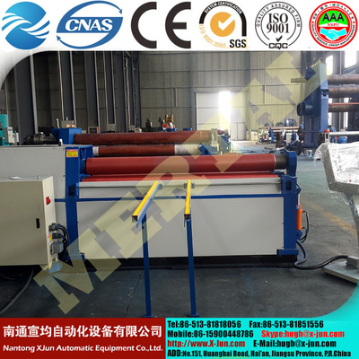 HOT!MCLW12CNC-3x1000 Rectangular and shaped special CNC four rollers plate rolling machine supplier