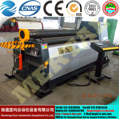 HOT!MCLW12CNC-3x1000 Rectangular and shaped special CNC four rollers plate rolling machine supplier