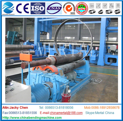 High Quality Hydraulic 4 Roller CNC Plate rolling machine  with CE Standard supplier