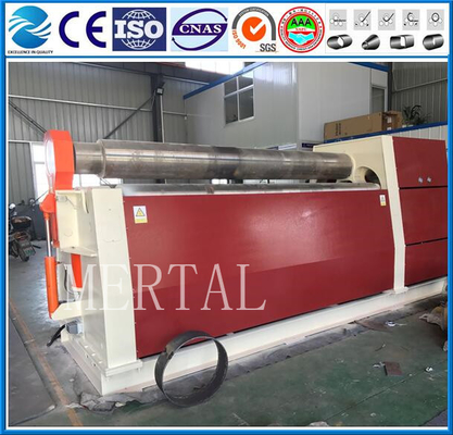 Factory Manufactured Hydraulic 4 Roller CNC Plate rolling machine  with CE Standard supplier