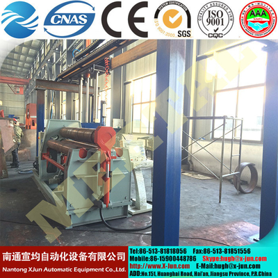 High Quality Hydraulic 4 Roll CNC Plate Rolling Machine with Ce Standard,Italy supplier