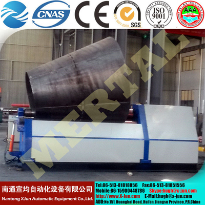 MCLW12XNC special cone four roller bending machine ，production line supplier