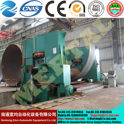 High quality China Supplier 3 rollers hydraulic plate bending machine 25*3100mm supplier