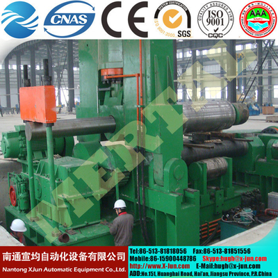 High quality China Supplier 3 rollers hydraulic plate bending machine 25*3100mm supplier