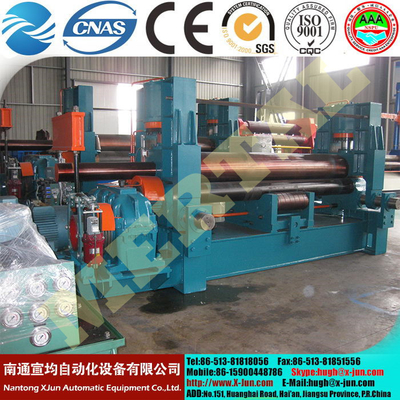 High quality China Supplier 3 rollers hydraulic plate bending machine supplier