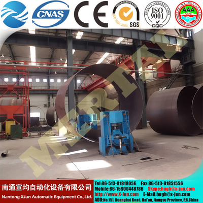 CNC machine High quality China Supplier 3 rollers hydraulic plate bending machine 25*3100mm supplier