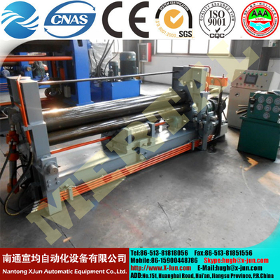 High quality CE cert Mechanical 3 rollers steel bending machine,W11 steel plate rolling machine rates supplier