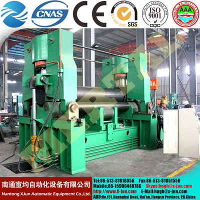 Three and four roller plate rolling machine, heavy steel plate roller, metal sheet manufacturer supplier