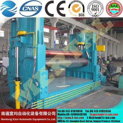 MCLW11NC-20*2300 hydraulic symmetric three roller plate rolling machine,bending mchine supplier