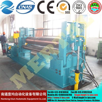 MCLW11NC hydraulic symmetric three roller plate bending machine,plate rolling machine supplier