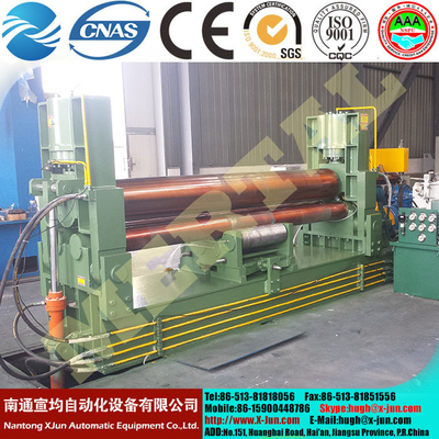 MCLW11-20*2500 Mechanical three roller plate bending/rolling machine export Indonesia supplier