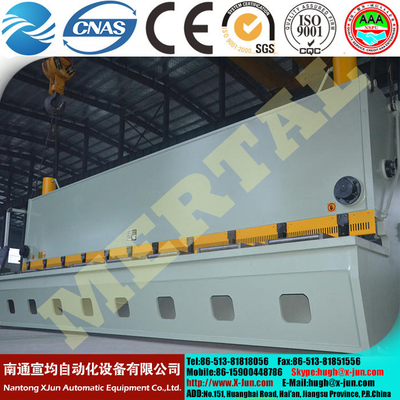 Hydraulic Guillotine Shearing Machine , Hardware Steel Plate Cutting Machine supplier