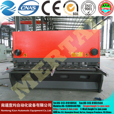 Hydraulic Guillotine Shearing Machine , Hardware Steel Plate Cutting Machine supplier