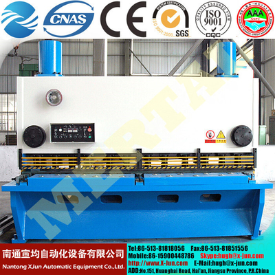 Hydraulic Guillotine Shearing Machine , Hardware Steel Plate Cutting Machine supplier