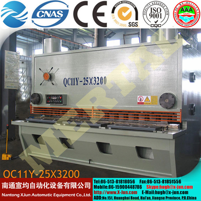 Hydraulic Guillotine Shearing Machine , Hardware Steel Plate Cutting Machine supplier